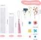 38 Pieces Bookmark Resin Mould Set, Include Rectangle Bookmark Silicone Mould Epoxy Resin Jewelry Mould with Colorful Tassels and Dried Flowers for Jewelry DIY Bookmark Making
