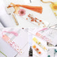38 Pieces Bookmark Resin Mould Set, Include Rectangle Bookmark Silicone Mould Epoxy Resin Jewelry Mould with Colorful Tassels and Dried Flowers for Jewelry DIY Bookmark Making
