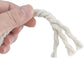 1/3 Inch Nautical Cotton Rope Crafts, 8mm x 65Feet Clothes line Rope for Outdoor,3 Ply White Rope Cord Unbleached Rope, Macrame Cord Rope for Clothesline, Baskets, Hangings Pots, Pet, Toys