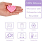 4 Pieces Heart Resin Keychain Molds for Epoxy Resin Easter Mother&