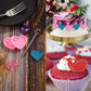 4 Pieces Heart Resin Keychain Molds for Epoxy Resin Easter Mother&