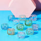 3 Pieces Zodiac Signs Keychain Resin Molds Silicone with Hole Constellation Sign Pendant Silicone Epoxy UV Resin Mold for DIY Keychain Pendant Jewelry Making, 8 Colors Holographic Glitter Sequins