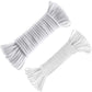 Self Watering Capillary Wick Cord (30 feet 1/6 inch+50 feet 1/4 inch) Vacation Plant Sitter DIY Self-Watering Planter Pot Automatic Wicking Hydroponic System Potted Auto Seedling Waterer Rope