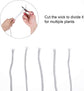 Self Watering Capillary Wick Cord (30 feet 1/6 inch+50 feet 1/4 inch) Vacation Plant Sitter DIY Self-Watering Planter Pot Automatic Wicking Hydroponic System Potted Auto Seedling Waterer Rope