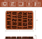 26 Cavities Large Letter Molds Silicone Alphabet Mold for Crayon, Resin, Chocolate, Candy, Wax, Cake Baking Decor (1)