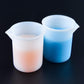 6Pcs 100ml Silicone Measuring Cups DIY Resin Glue Tools Cup for Making Handmade Craft Nonstick Silicone Mixing Cup