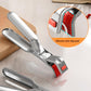 Stainless Steel Heat Resistant Anti-Scald Kitchen Tongs - Oven Stew Pot Scale Tongs - Multifunctional Silver 1pc