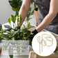 2 Pack Gold Plant Supports Indoor Outdoor Plant Stakes Clips Plant Stand for Plant Support