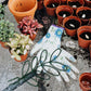 Plant Support Metal Leaf Shaped Plant Climbing Trellis 32x13 cm 2 Pack for Potted Plants