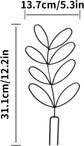 Plant Support Metal Leaf Shaped Plant Climbing Trellis 32x13 cm 2 Pack for Potted Plants