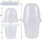 36 Set Nursery Pots with Humidity Dome, Clear Nursery Pots for Plants, Seed Starting Pots with Drainage Holes & Plant Labels for Vegetables Flowers Garden Plants