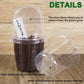 36 Set Nursery Pots with Humidity Dome, Clear Nursery Pots for Plants, Seed Starting Pots with Drainage Holes & Plant Labels for Vegetables Flowers Garden Plants