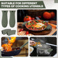 8 Pcs Silicone Pot Holders Cast Iron Handle Cover Heat Resistant Pot Handle Covers Potholder Non Slip Reusable Pan Sleeve for Frying Pan Kitchen Supplies(Dark Color)