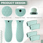 8 Pcs Silicone Pot Holders Cast Iron Handle Cover Heat Resistant Pot Handle Covers Potholder Non Slip Reusable Pan Sleeve for Frying Pan Kitchen Supplies(Mint Green)