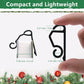 Christmas Light Clips Outdoor - 200 Pcs Holiday Lights Clip Plastic Gutter Hooks Outside Xmas Light Hangers for Hanging Christmas Halloween Decor (Black)