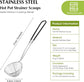 6 Pieces Hot Pot Kit Strainer Scoops Stainless Steel 2.5 Inch Mini Spider Strainer Skimmer Pasta Mesh Spoon Asian Skimmer Spoon Ladle with Handle for Home (Black)