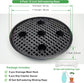 6 Pack 12 inch Self Watering Base for Fabric Grow Bag, Self-watering Plastic Elevated Plant Saucer Stand, Automatic Watering Tray for Non-woven Planter Flower Pot Growth Tent Greenhouse Indoor Outdoor