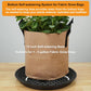 6 Pack 12 inch Self Watering Base for Fabric Grow Bag, Self-watering Plastic Elevated Plant Saucer Stand, Automatic Watering Tray for Non-woven Planter Flower Pot Growth Tent Greenhouse Indoor Outdoor