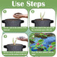 12 Pack Aquatic Plant Pots for Pond, Reusable Fabric Aquatic Plant Pots, Breathable Pond Plant Basket Grow Bags with Handles for Aquatic Plants, Bog Plant, Water Lily, Lotus, Flower (1 Gallon)