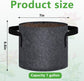 12 Pack Aquatic Plant Pots for Pond, Reusable Fabric Aquatic Plant Pots, Breathable Pond Plant Basket Grow Bags with Handles for Aquatic Plants, Bog Plant, Water Lily, Lotus, Flower (1 Gallon)