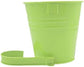 Flower Pots,10 Pcs Metal Iron Hanging Flower Plant Pots Balcony Garden Plant Planter Baskets Fence Bucket Pot 4&