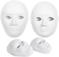 14-Pack Paper Mache Masks (2 Sizes) & 16-Pack Cat Mask White Blank for Party, Cosplay, Artistic Projects, Theater, Halloween, Masquerade Parties, Classroom Art