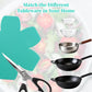 8 Pack Pan Protectors for Stacking, 4 Sizes Heavy Duty Felt Pot and Pan Protectors, Non-Slip Cookware Separators Pads to Prevent Scratching, Pan Stacking Protectors for Skillets, Pots, Bowls