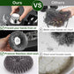 Steel Wool Scrubber with 2 Handles & 3 Replacement Wire Sponge(Scouring Pads) - Stainless Metal Cleaner Heavy Duty Brh for Pots, Pans, Cast Iron, Grill, Sink, Dishes, Stove, Kitchen Deep Clean