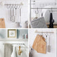Purse Hanger for Closet, Unique Twist Design Bag Hanger Purse Hooks, 5 inch Large Size Closet Rod Hooks for Hanging Bags, Purses, Handbags, Belts, Scarves, Hats,Clothes, Pans and Pots (12 Pack Black)