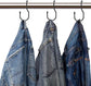 Purse Hanger for Closet, Unique Twist Design Bag Hanger Purse Hooks, 5 inch Large Size Closet Rod Hooks for Hanging Bags, Purses, Handbags, Belts, Scarves, Hats,Clothes, Pans and Pots (12 Pack Black)