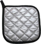5 PCS Pot Holders for Kitchen, Cotton Potholers with Great Heat Resistance, Hot Pads, Trivets for Cooking and Baking Black
