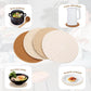 7" Trivets for Hot Dishes, Hot pots and Pans, 4 Heat Resistant Hot Pads, Pot Holders for Kitchen, Home Essentials for New Home and Farmhouse Decor, Fall Decorations for Home(Brown)