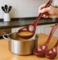 Wooden Ladle for Soup, 3 Size Wooden Spoons for Deep Pot & Bowl, Heat Resistant Handles, Non-Stick Wood Kitchen Utensils Set for Cooking, Serving and Stirring Thick Stews, House Warming Gifts