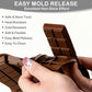 1200ML/1.1QT Double Boiler Pot With 2 Pack of Silicone Chocolate Bar Molds, Stainless Steel Chocolate Melting Pot with Non-Stick Chocolate Molds for Dubai Pistachio, Candy, Snacks
