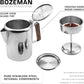 Bozeman Percolator Coffee Pot — NO Aluminum or Plastic [9 cup]