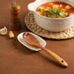 Ceramic Spoon Rest for Kitchen Counter 5.1 Inch Porcelain Spoon Holder Farmhouse Cooking and Coffee Spoon Rest for Stove Top (white)
