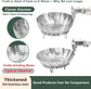 Steamer Basket for Cooking 304 Stainless Steel Entirely Thickened,Collapsible Steamer Insert for Pots, Fits Instant Pot/Skillets (5.5&