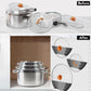 Universal Pot Lid Organizer for Cabinet - Upgraded Patented  6 Pack Pan Lids Organizers Inside Door Wall Mount Pots Top Storage Rack Holder Kitchen, Fits 6" to 13" (Black)