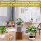4pcs Coconut Fiber Mulch Ring Tree Plant Protector Mat, 11.8 Inch Natural Coco Coir Tree Mulch Ring Plant Pot Soil Cover, Tree Rings Disc Plant Cover for Indoor Outdoor Plants, Landscaping