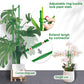20Pcs Plant Support Stakes 17 inch  Garden Orchid Sticks Extended to 3ft 4ft 5ft Plant Poles with Clips for Indoor Outdoor Potted Tomato Rose Amaryllis Vegetables Comes with 20 Ties