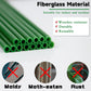 20Pcs Plant Support Stakes 17 inch  Garden Orchid Sticks Extended to 3ft 4ft 5ft Plant Poles with Clips for Indoor Outdoor Potted Tomato Rose Amaryllis Vegetables Comes with 20 Ties