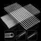 20 Pieces 12 In Glass Blowing Tubes, 12mm OD 8mm ID 2mm Thick Wall Borosilicate Pipe, Clear glass Bubble Tubing with 4 Cleaning Brush for Laboratory Experiment Art DIY