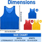 18 Pack Pinnies for Adults, Quick Dry Basketball Practice Jersey, Breathable Mesh Scrimmage Vest Youth Soccer Football Volleyball, 3 Colors