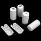 20 Packs Pull Cord Knobs for Window Blind, Safety Breakaway Condensers, White Cylinder Blind Tassels Pendant, Decorative Drops End Home Office Roman Shades Accessories