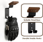 4 Pack Motorcycle Helmet Wall Mount, Helmets Holder with Double Key Hook, Hanger Gear Rack for Bike Baseball Tactical Football Skiing Accessories