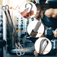 2PCS Gym Cable Extension,Replacement Machine Accessories,Cable Pulley Attachments for -Thick 5mm(0.2inch) Heavy Duty Steel Wire Rope Home Cable, Leg Extensions  10 inch (2PCS)