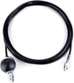 Fitness Pulley Cable,Replacement Cable Machine Accessories,Cable Attachments for Gym -Thick 5mm(0.2inch) Heavy Duty Steel Wire Rope Home  59"