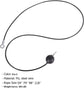Fitness Pulley Cable,Replacement Cable Machine Accessories,Cable Attachments for Gym -Thick 5mm(0.2inch) Heavy Duty Steel Wire Rope Home  59"