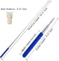 2PCS Pointer Sticks,Extendable Pointer,Hand Classroom for Teacher,Telescopic Teacher Retractable Hand Kids (Package Quantity: 2, Blue) Blue Package 2