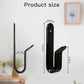 Snowboard Wall Mount & Skateboard Display Rack - Horizontal Hanger Clips for Snowboards, Longboards, Skateboards Space Saving Storage Solution Garage, Bedroom, Living Room (Black, 2 PCS) Black PCS